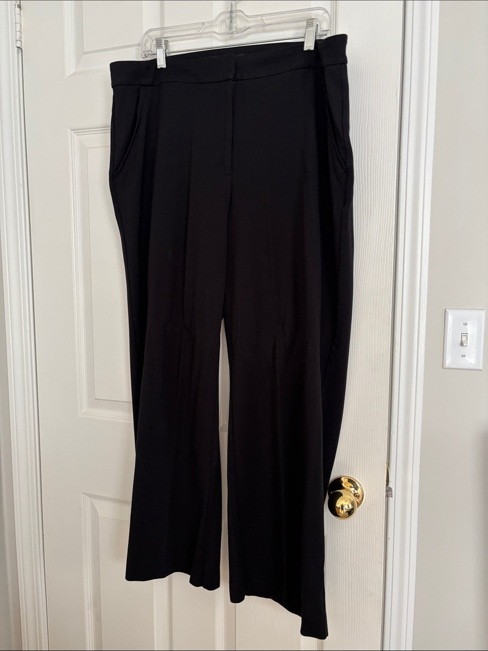 Reitmans Black Wide-Leg Dress Pants